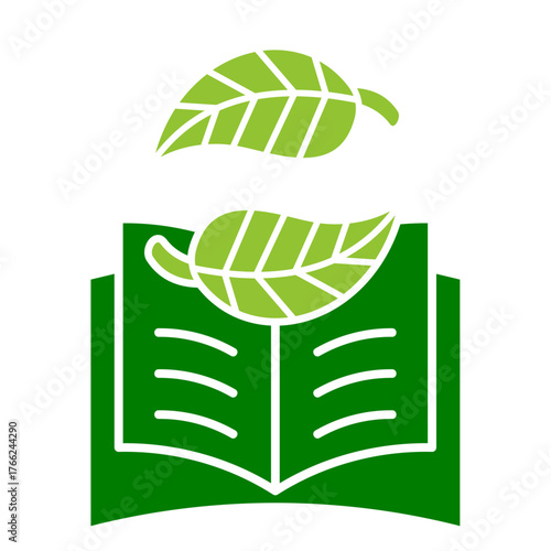 Eco Education Icon Element For Design
