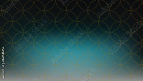 Dark Teal Gradient with Subtle Interlocking Circles Pattern abstract