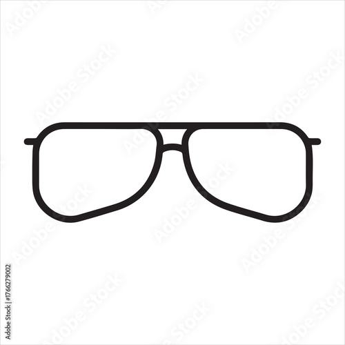 Icon of glasses or sunglasses for vision