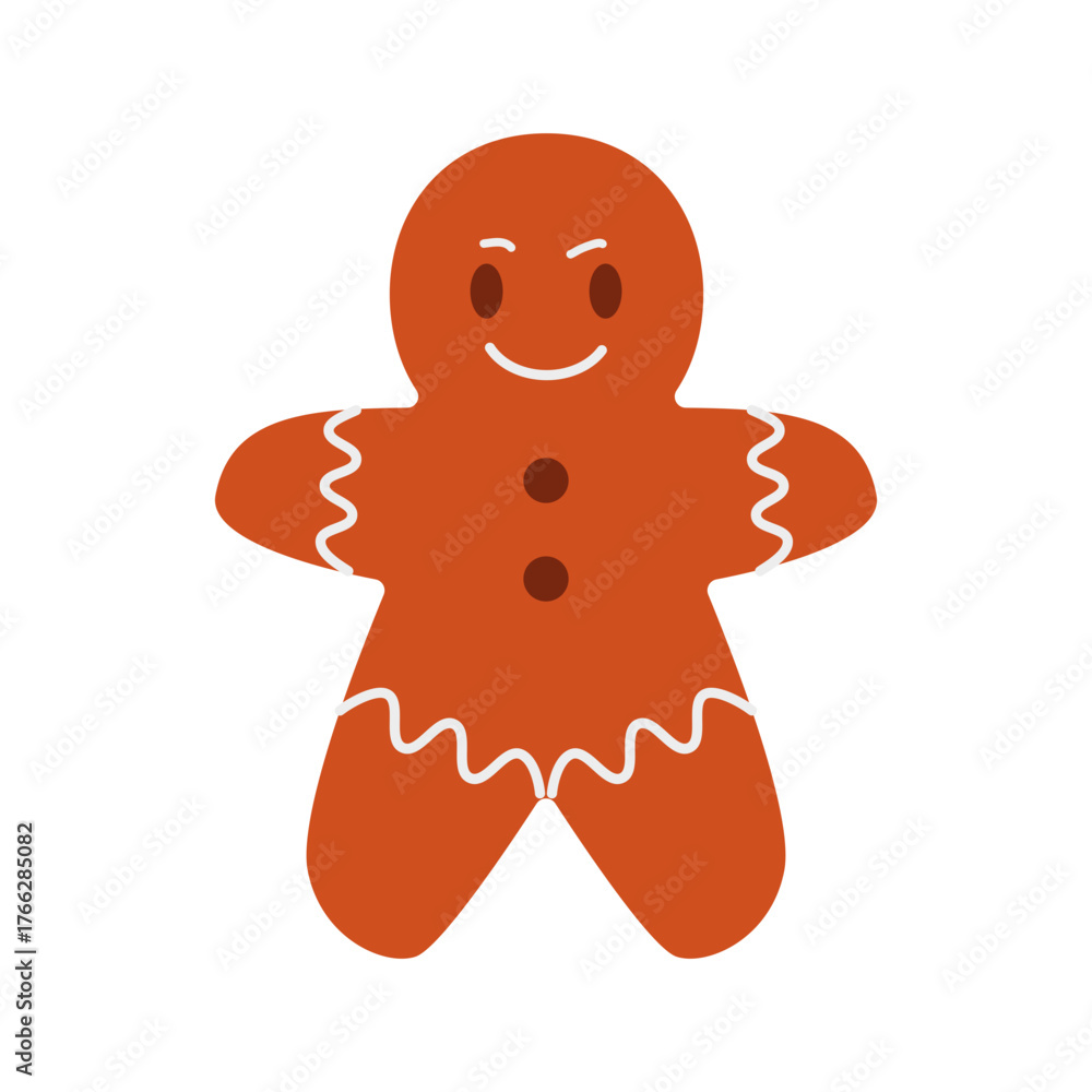 Obraz premium Gingerbread Man Illustration