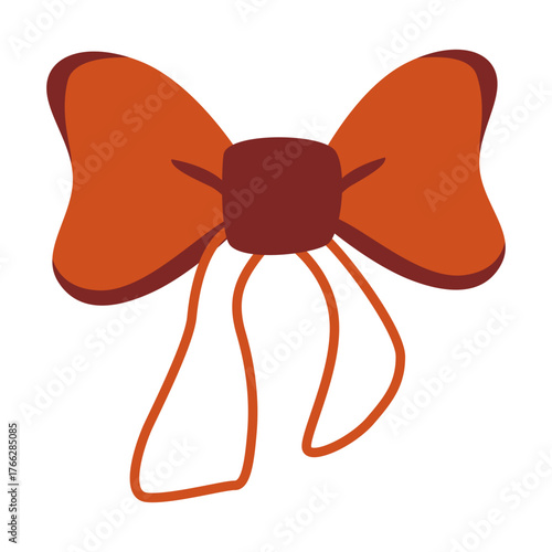 Bow Cartoon Illustration