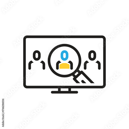 Multi color icon for identifies