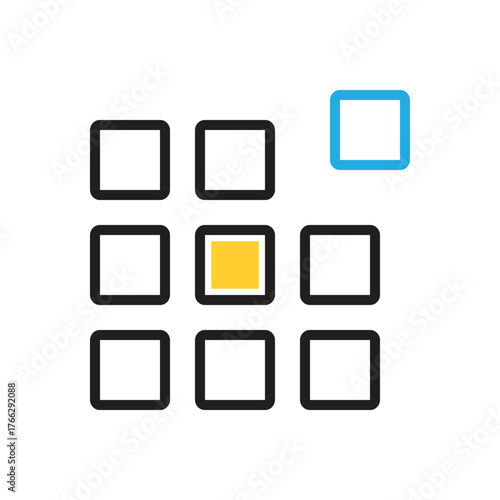 Multi color icon for pixel