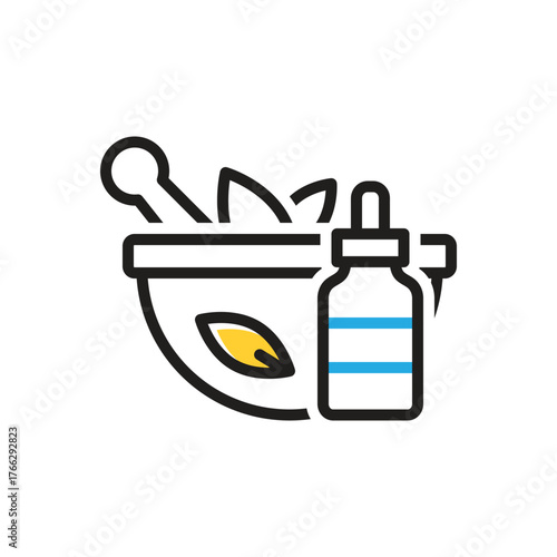 Multi color icon for extraction