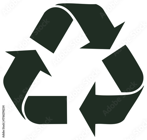 Recycle Symbol Green Environment Ecology Logo Graphic Design Sign