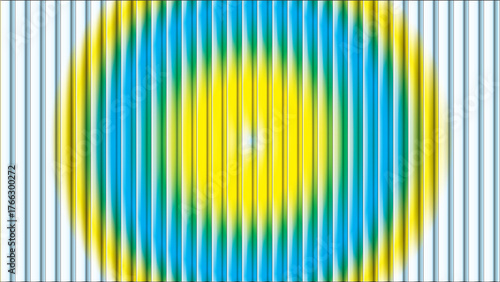 Optical Illusion: A mesmerizing display of colorful, vertical lines converge and create a sensation of movement and depth, creating a captivating visual experience.