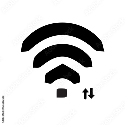 Wi-Fi Upload Download Icon