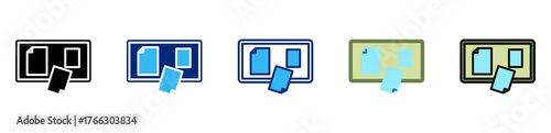 notice board multi style icon