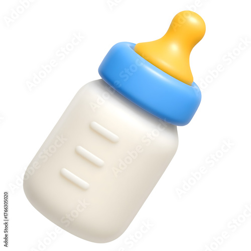 Baby Bottle 3D Icon