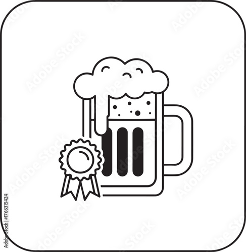 A vibrant scalable vector illustration of a classic coffee mug perfect for branding promotional materials and digital designs featuring bold colors and clean lines