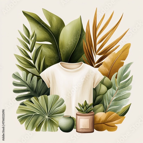 Sustainable Clothing Design with Nature Elements