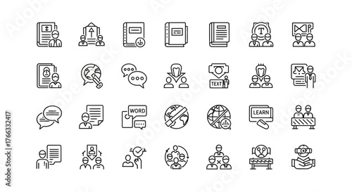 Communication Business Icons