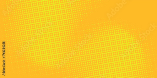 Dots halftone yellow and dark blue color pattern gradient grunge texture background. vector grunge. modern