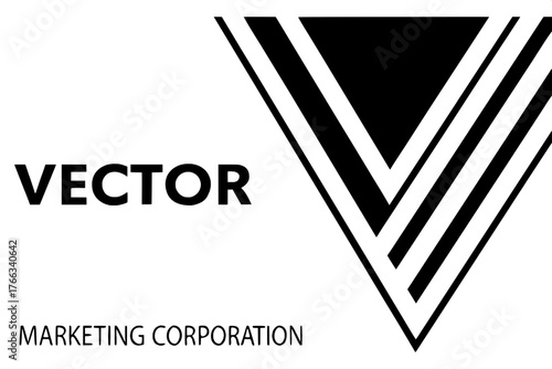 Flat Design Simplicity

Flat minimalist logo with the word “VECTOR” beside a left-pointing navy blue triangle and three diagonal upward blue lines. The layout is simple, centered, and professional, wi