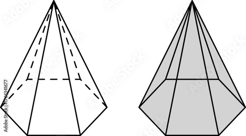 Educational Geometric Shapes Set icon Heptagon, Cube, Cylinder, Cone, Segment, Angle, Triangle, Scalene, Pentagon, Trapeze, Octagon, Pie, Rhombus, Cubold, Square Pyramid, Prism, Sphere, Hemisphere