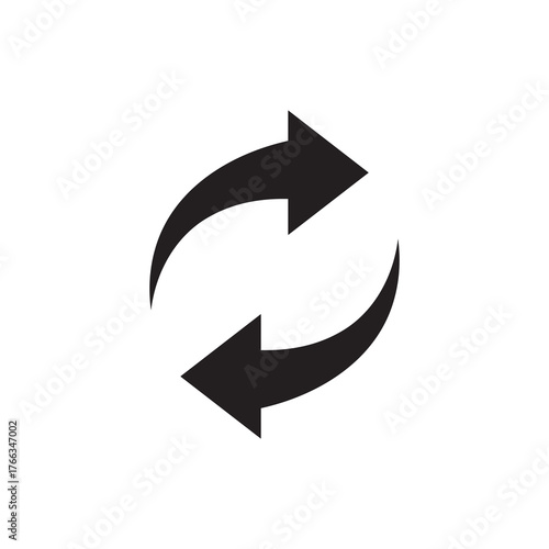 Solid Refresh Reload Sync Loop Arrow Icon