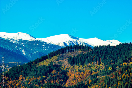 mountain landscape in autumn