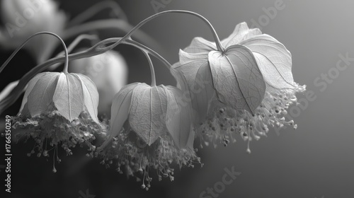 Monochrome conceptual study of texture and form