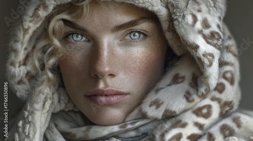 Refined portrait study highlighting defining silhouettes