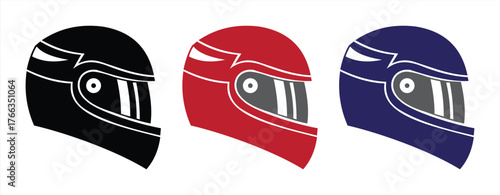 Racing Helmet Icon Design