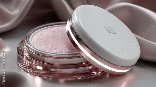 Ultraminimal product hero shot with immaculate surfaces