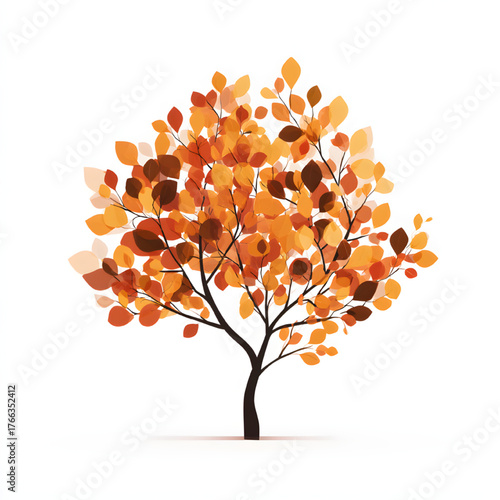 autumn tree vector