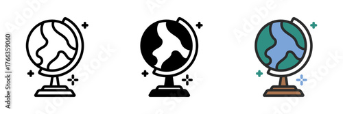 Globe for Geography is a visual learning tool for exploring world maps, continents, and global understanding.