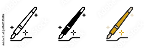 Ink Pen is a timeless writing tool symbolizing creativity, education, and the recording of knowledge.
