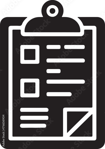 clipboard with check mark vector illustration