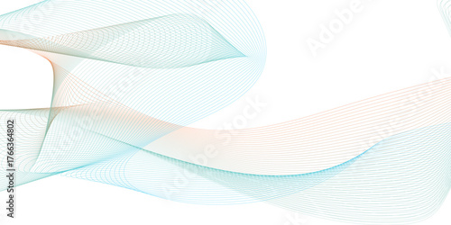 Abstract. Digital frequency track equalizer. Stylized line art background. lines created using blend tool. Vector eps10