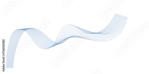 vector wave line Design