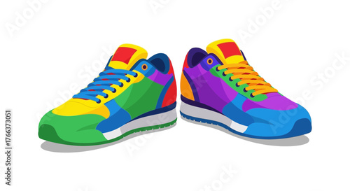 colorful rubber boots