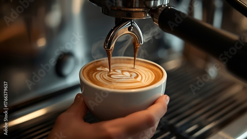 Coffee Art Brewing a Perfect Cup with Espresso Machine