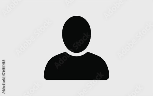 Silhouette of a Person Icon failed vector