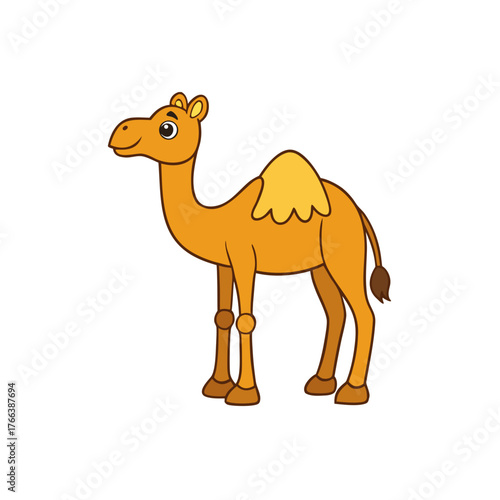 camel cartoon isolated