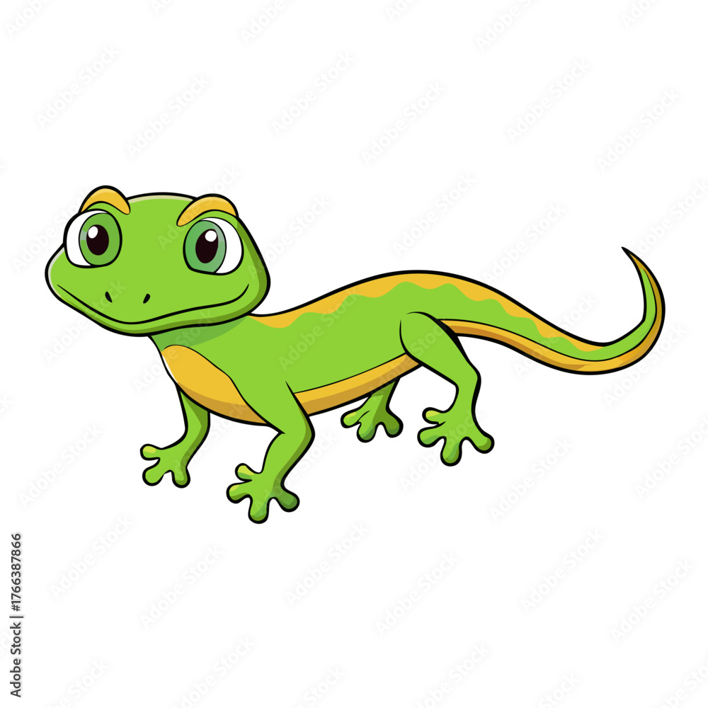 Obraz premium green frog isolated on white