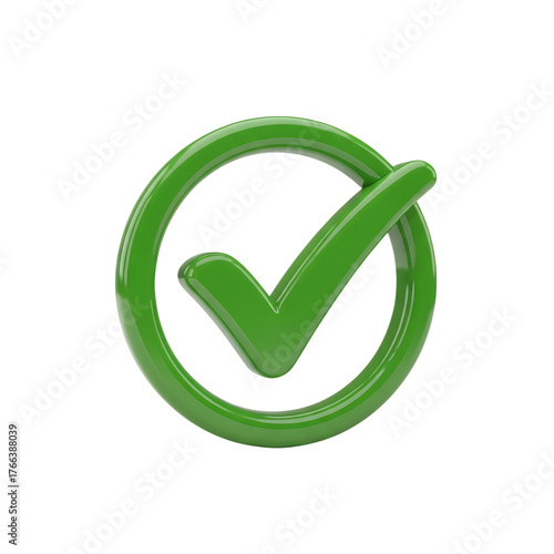 Free Download Achieve success with this vibrant green checkmark icon, perfect for websites, presentations, and marketing materials to signify approval and validation - GFXLoad