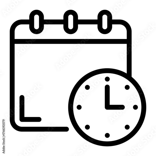 calendar and clock icon