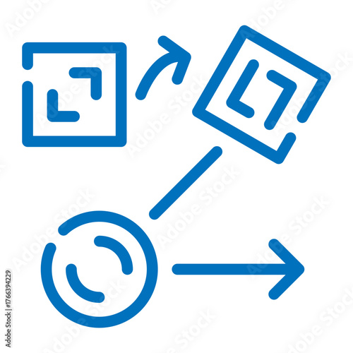flowchart connection icon