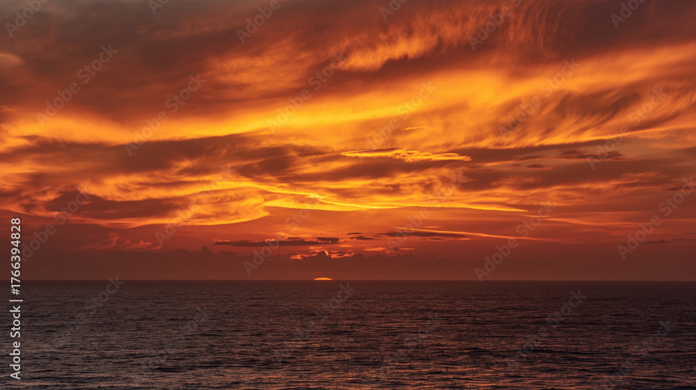 Obraz premium sunset on the sea