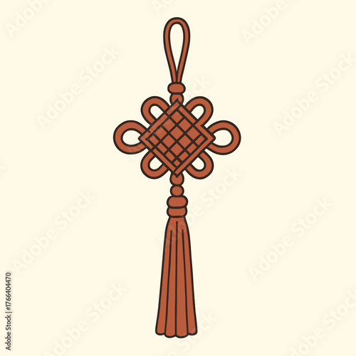 Lucky knot ornament