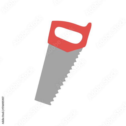 a saw with a simple handle