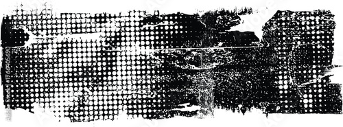 Grunge textured banner with rough edges. Speckled texture. Overlay grunge texture . Simply place texture over any object to create grunge effect . Banner with scratched surface for your design.