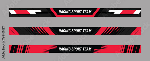 Racing Stripe Designs and Modern Car Graphic Decal Set with Dynamic Lines, Sporty Vinyl Wraps, Tuning Stickers, Speed Art, and Custom Auto Decoration Elements