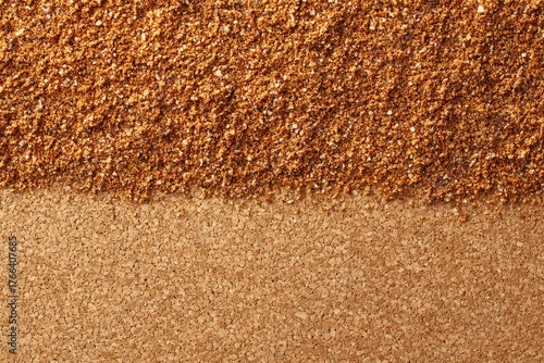 Wallpaper Mural Abstract Textural Composition Featuring Divided Brown Surfaces with Granular Details Torontodigital.ca