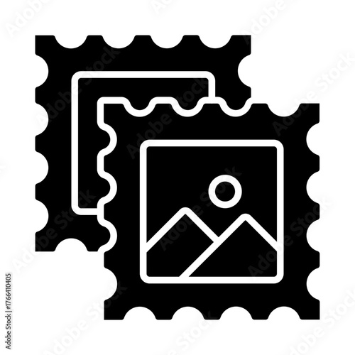 Stamp collecting Icon