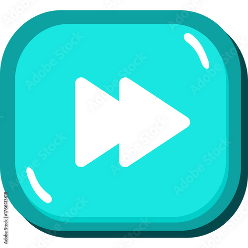Cartoon Button Icon
