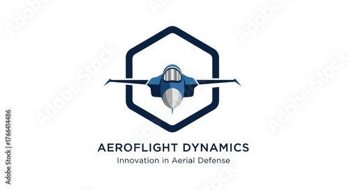 Aeroflight Dynamics Logo Featuring a Jet Inside a Hexagon.