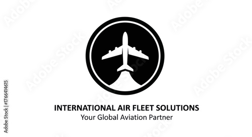 International Air Fleet Solutions Logo with Airplane Icon.
