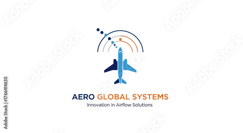 Aero Global Systems company logo with airplane and radar design.